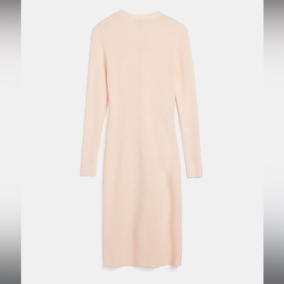 BNWT PEACH BLUSH BUTTON DOWN CARDIGAN SWEATER RIBBED DRESS - Picture 5 of 10
